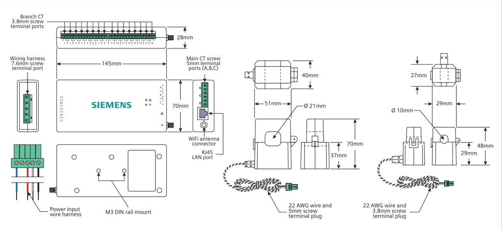 Smart Home Energy Monitor with Circuit Level Sensors V980032