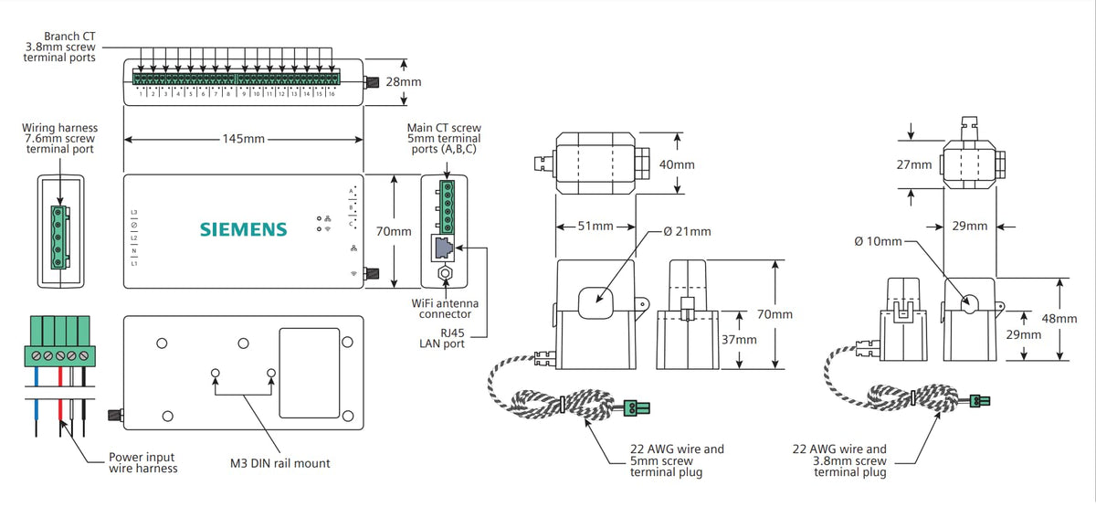Smart Home Energy Monitor with Circuit Level Sensors V980032