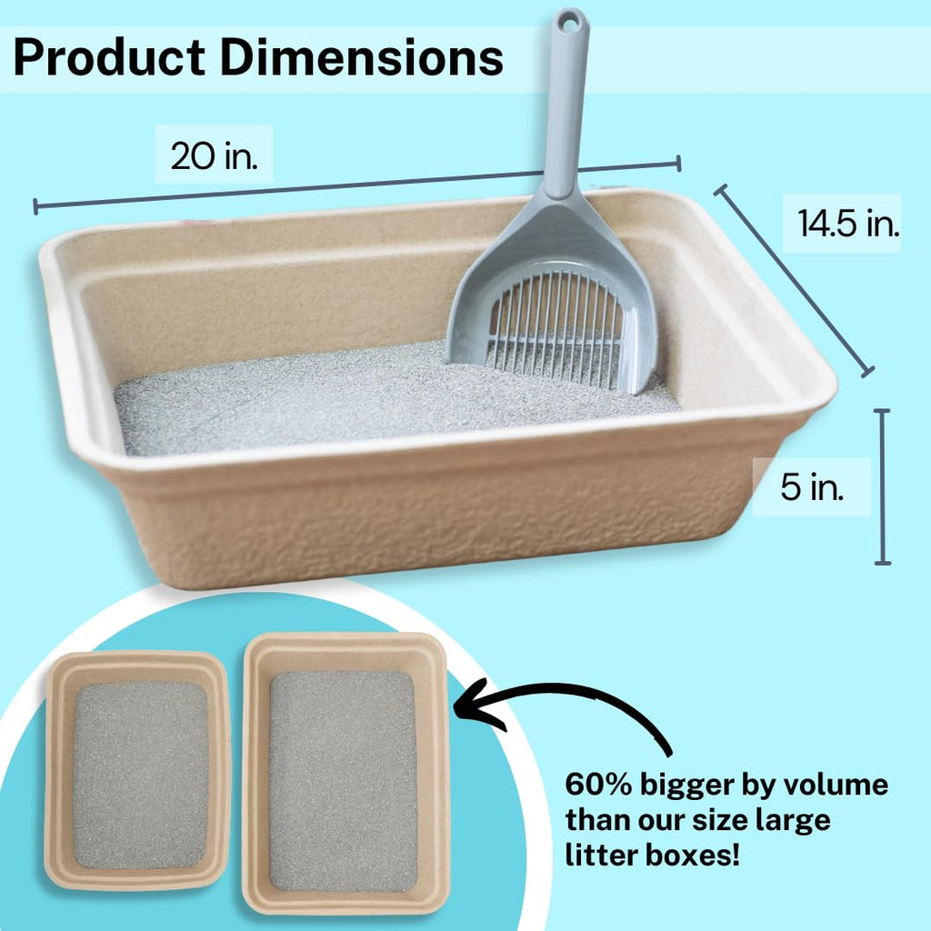 Disposable Litter Boxes 4-Pack G1711