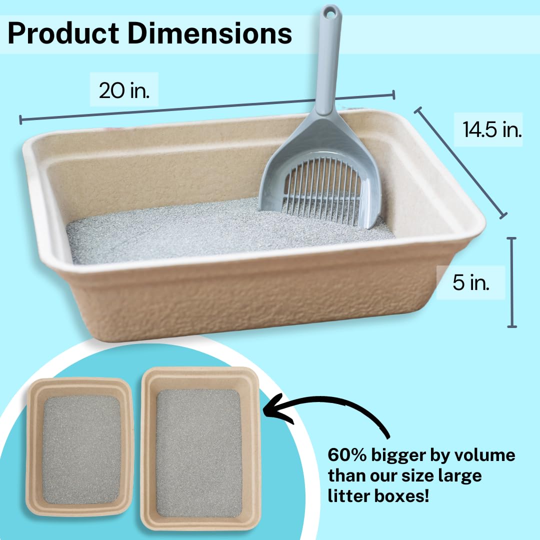 Disposable Litter Boxes 4-Pack G1711