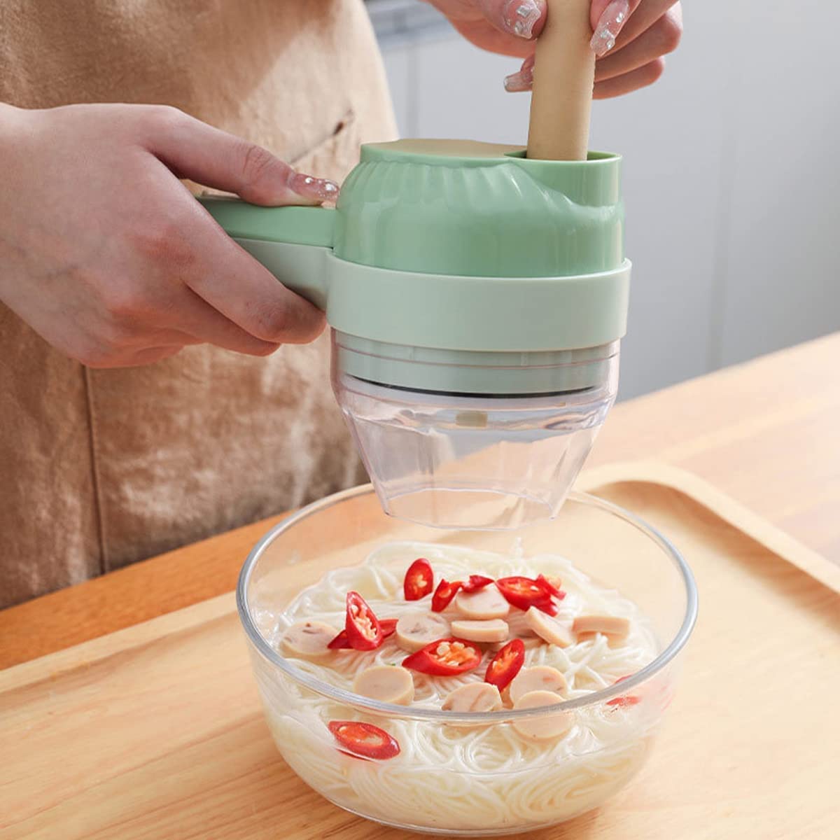 4 in 1 Portable Electric Vegetable Cutter Set J924
