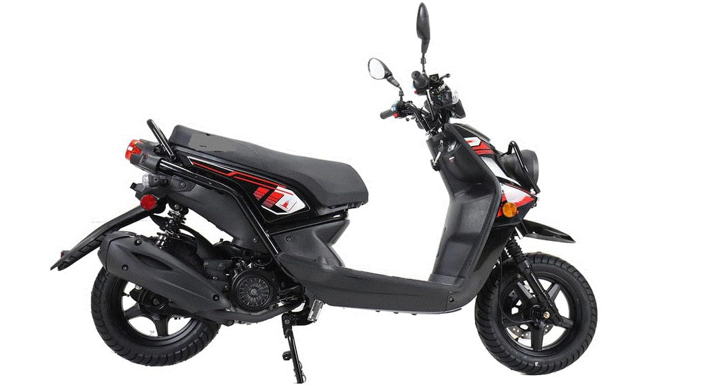 150cc Gas Scooter with 12 inch Aluminum Wheels D227