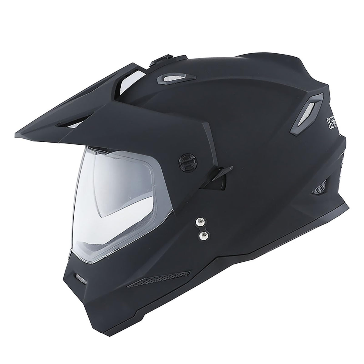 Youth Kids Dual Sport Dual Visor Full Face Helmet Matt Black G345733