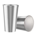 Stainless Steel Double Walled Insulated Cups Set of 2 Stackable 16oz L79459