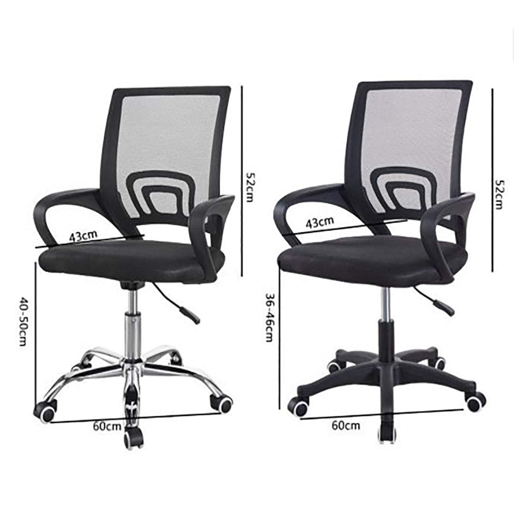 Orange Mesh Ergonomic Office Chair with Lumbar Support C4166