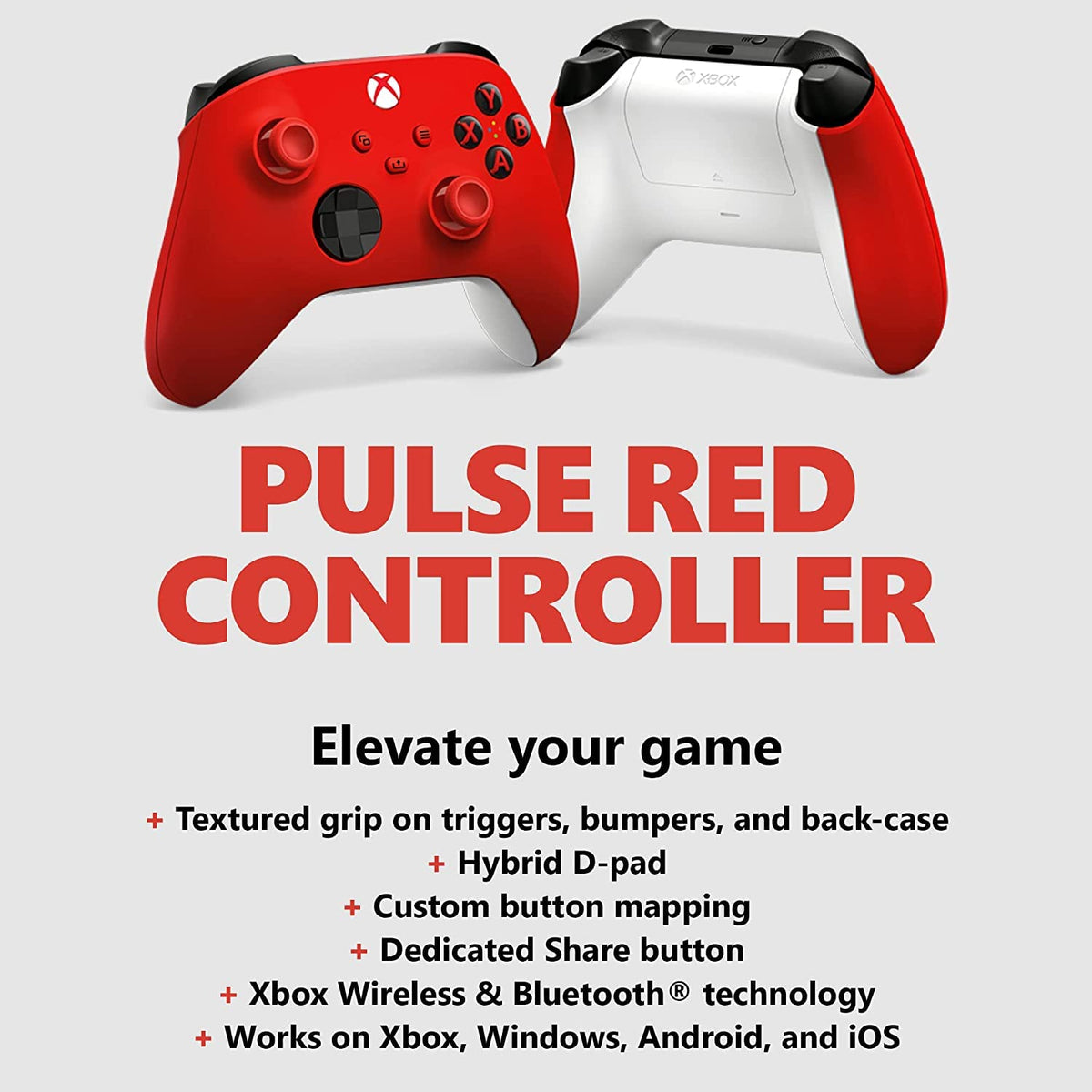 Wireless Gaming Controller Pulse Red I641436