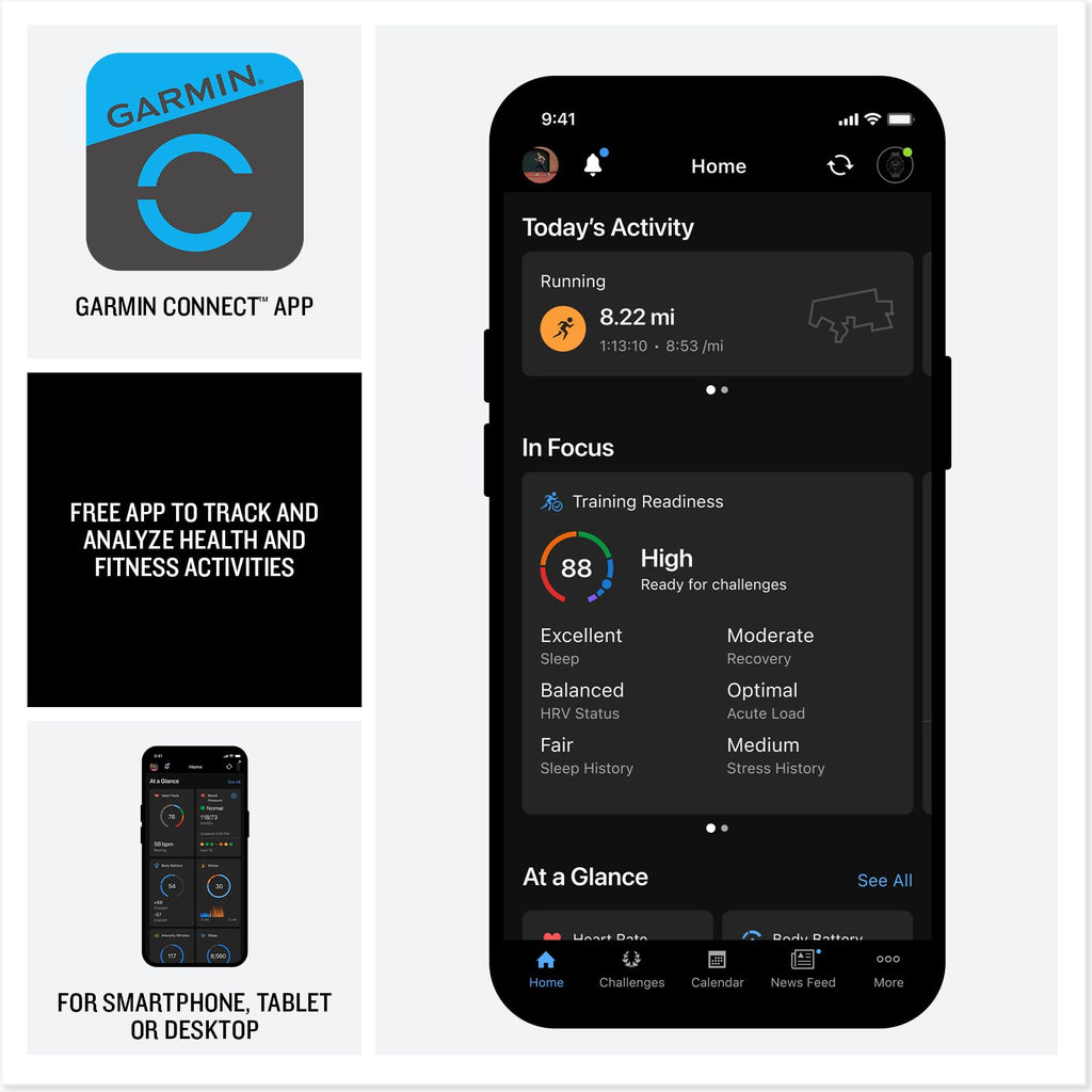 Black 51mm Smartwatch C8701