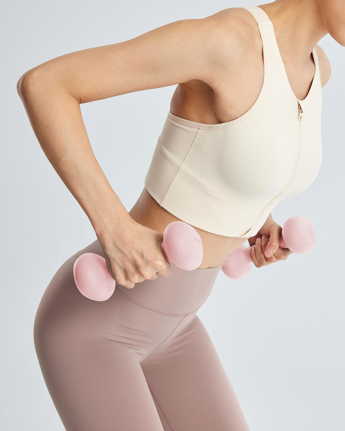 2-15 Pound Non-Slip Dumbbell Set of 2 V5996