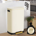 13 Gal Stainless Steel Step Trash Can S492