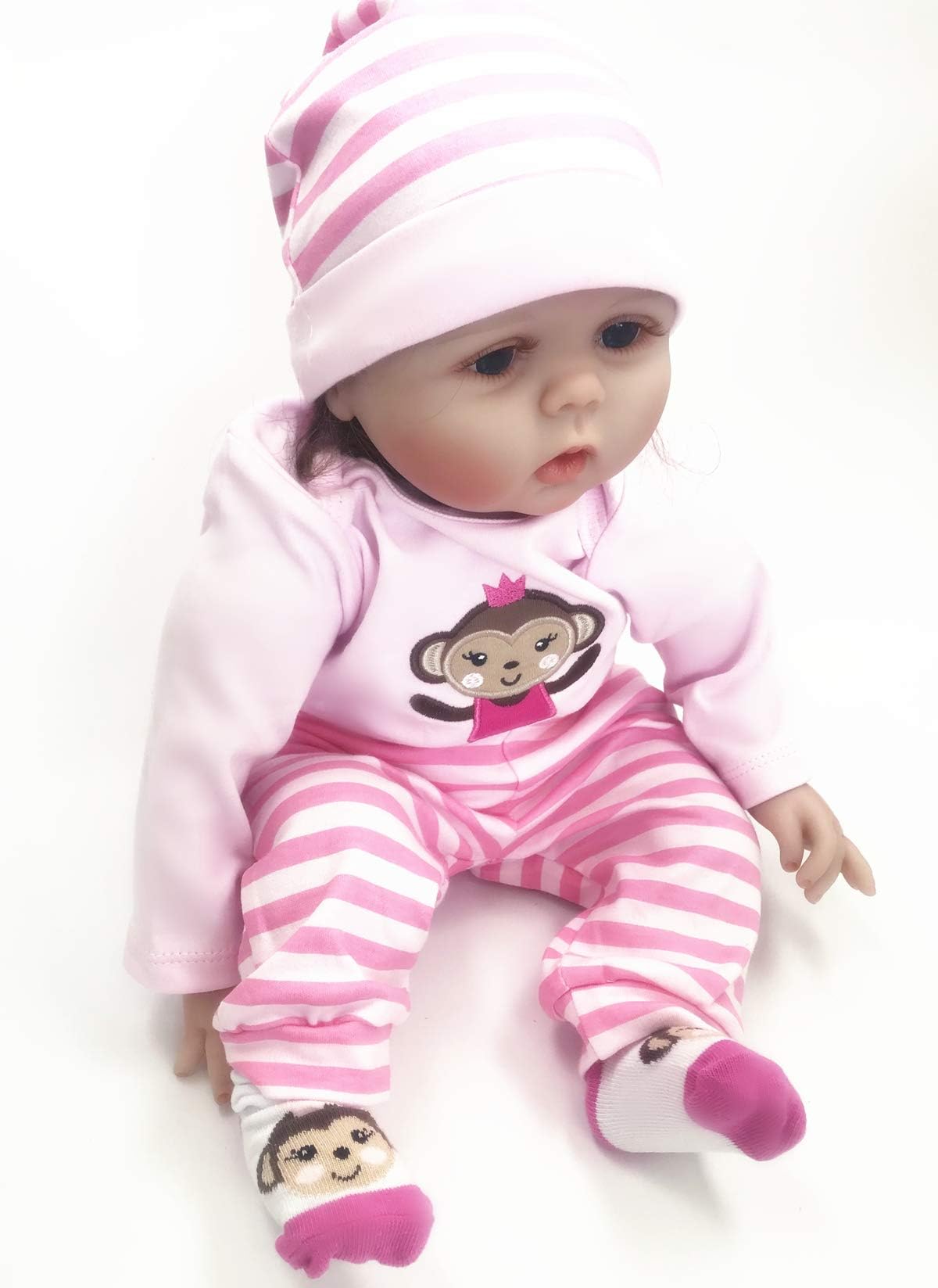 Reborn Baby Girl Doll Clothes 20-22 Inches 4 Pieces Accessories Set R74904
