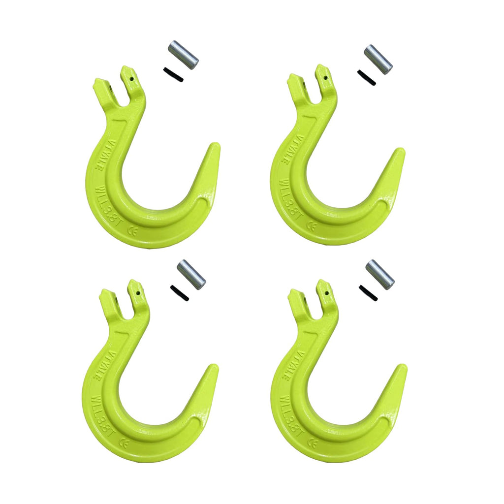 3/8" G80 Clevis Foundry Hook 4 Pack U209