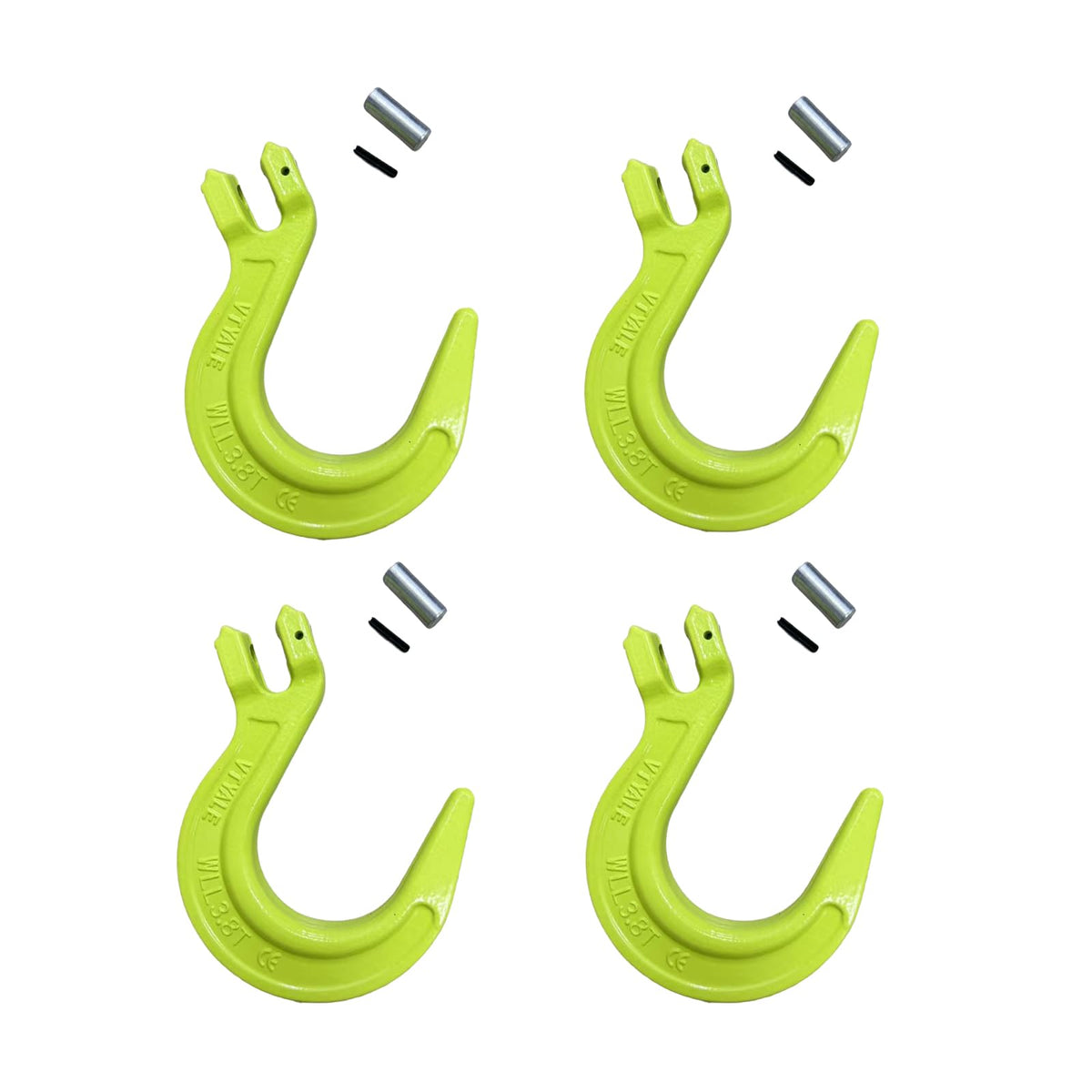 3/8" G80 Clevis Foundry Hook 4 Pack U209