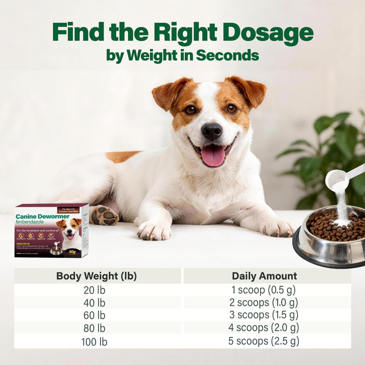 Dewormer for Dogs 50 g O1758