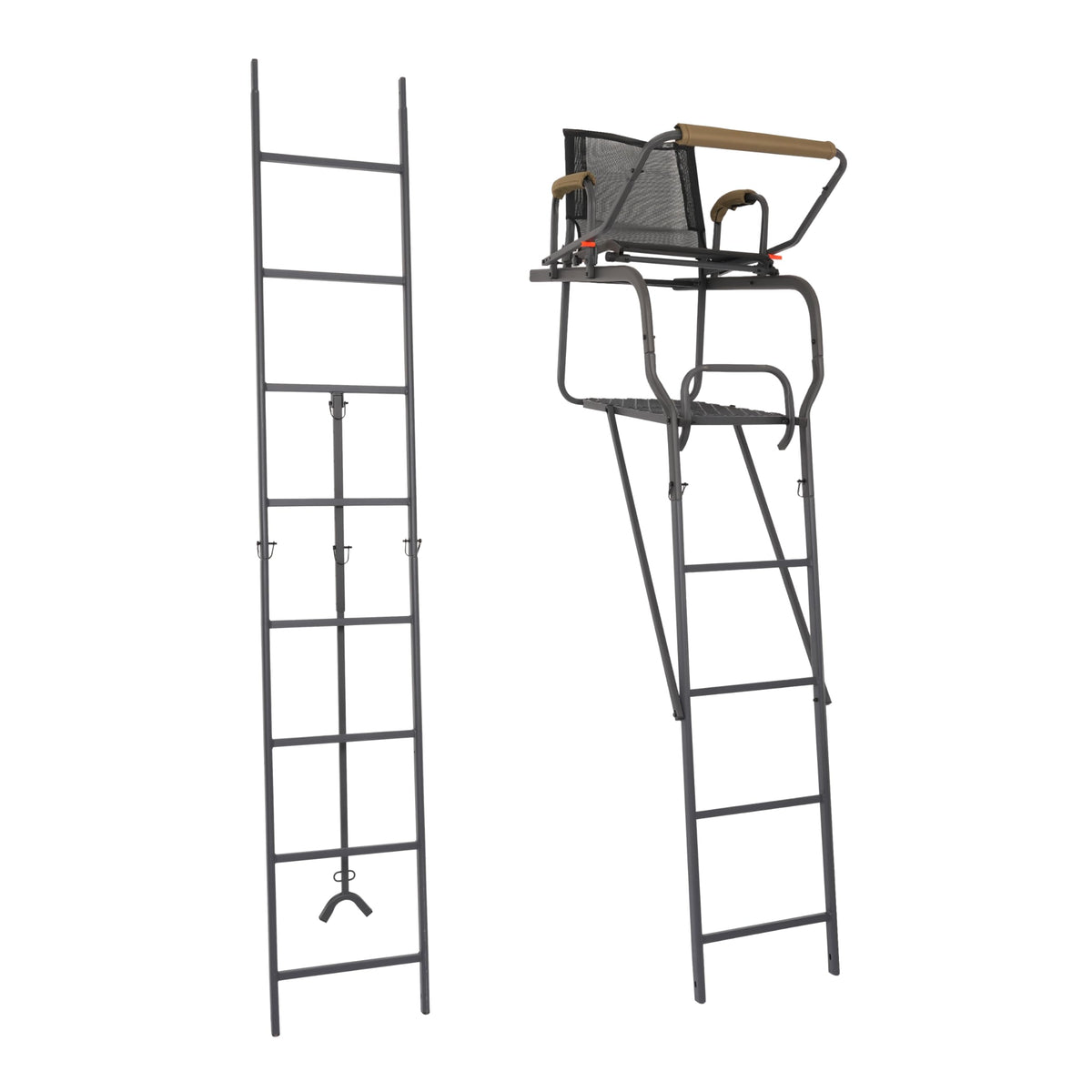 Ladder Tree Stand with Mesh Seat F442