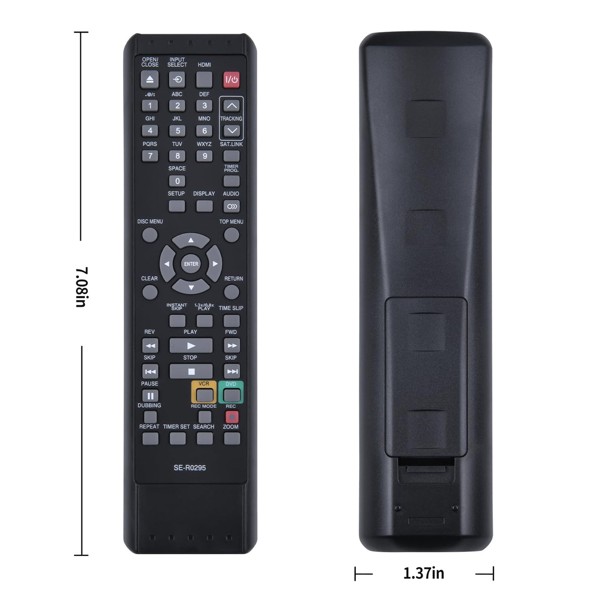 Replacement Remote for Toshiba Combo O14534