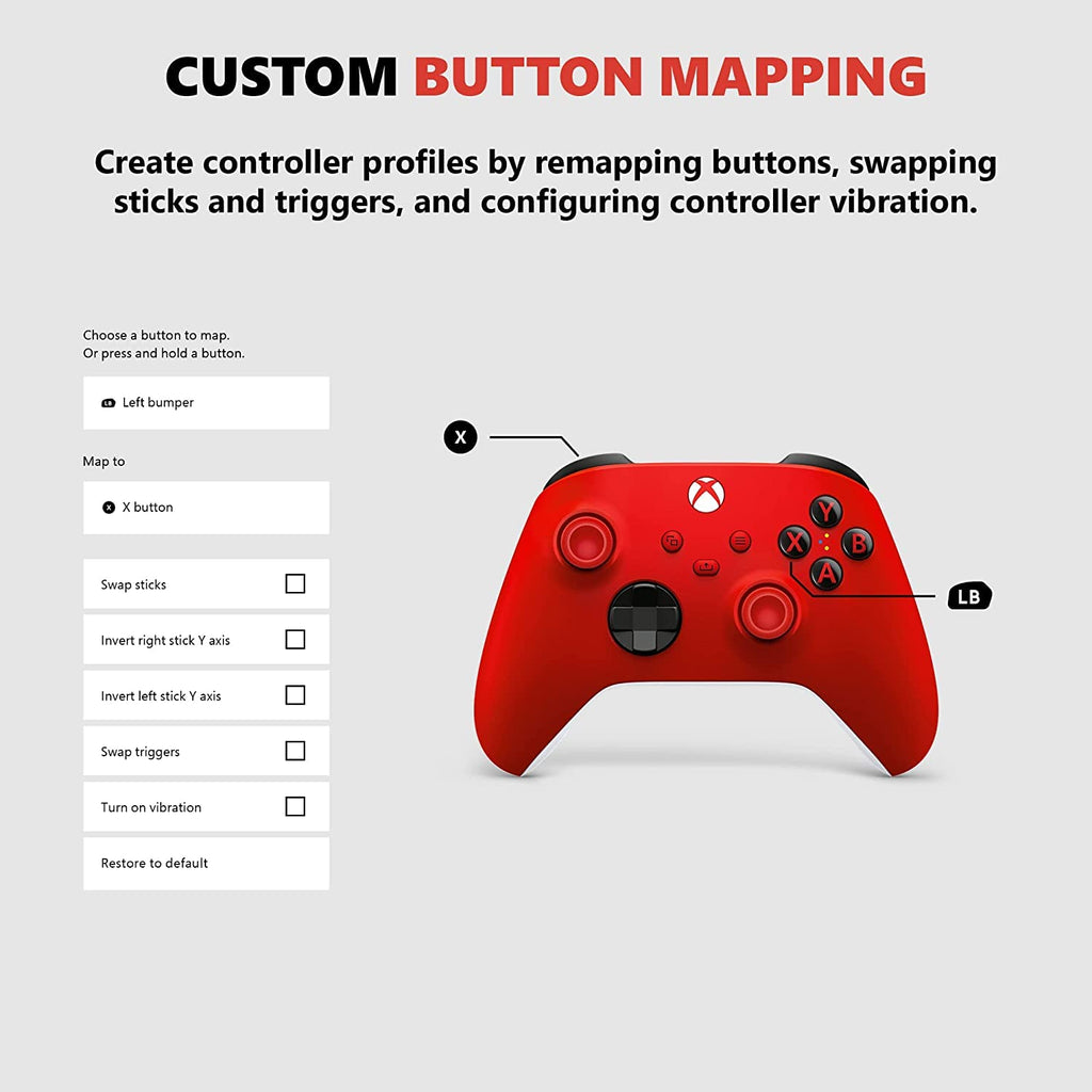 Wireless Gaming Controller Pulse Red I641436