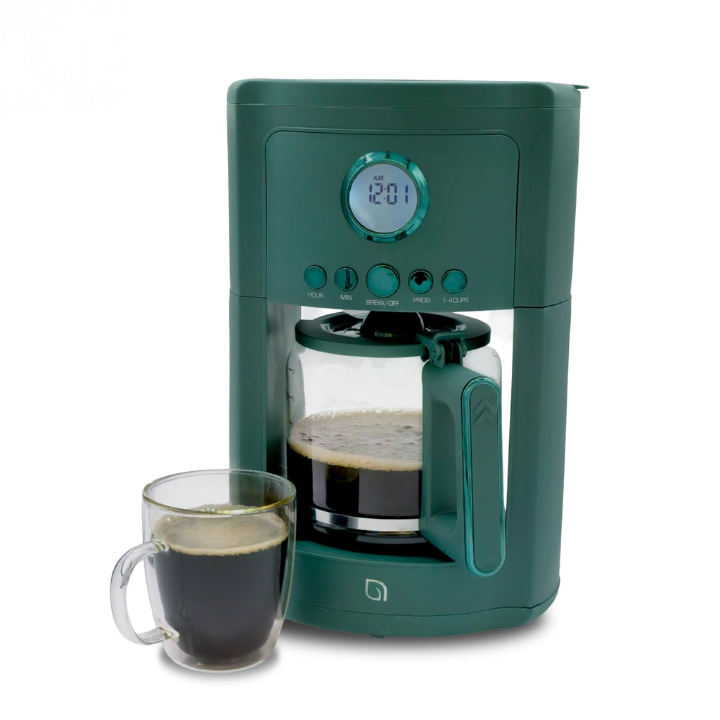 12-Cup Programmable Drip Coffee Maker with Glass Carafe B56913