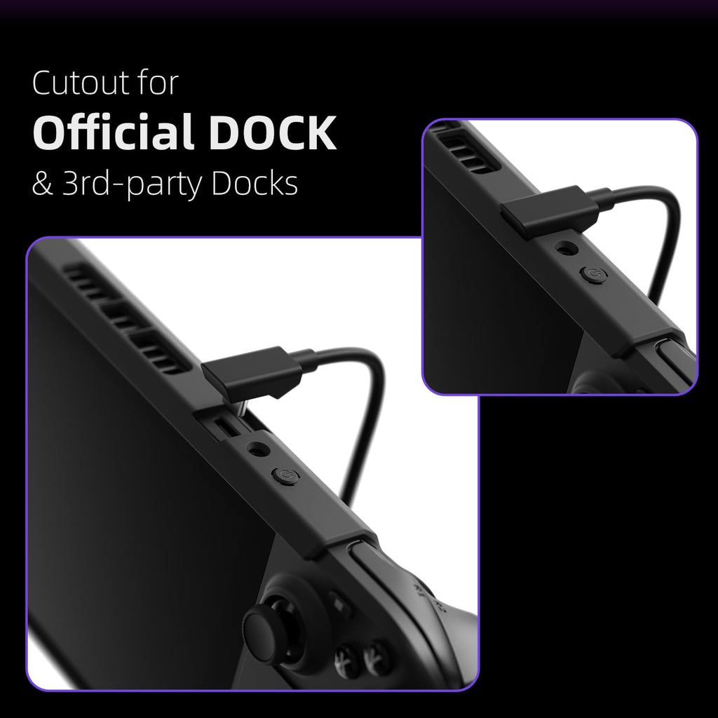 Soft Protective Case with Textured Grips and Stand Black E176