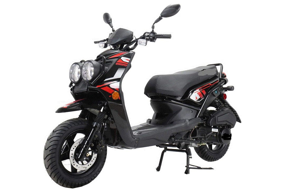 150cc Gas Scooter with 12 inch Aluminum Wheels D227