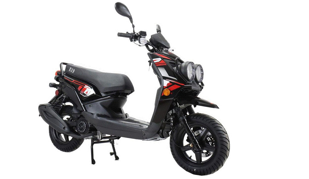 150cc Gas Scooter with 12 inch Aluminum Wheels D227