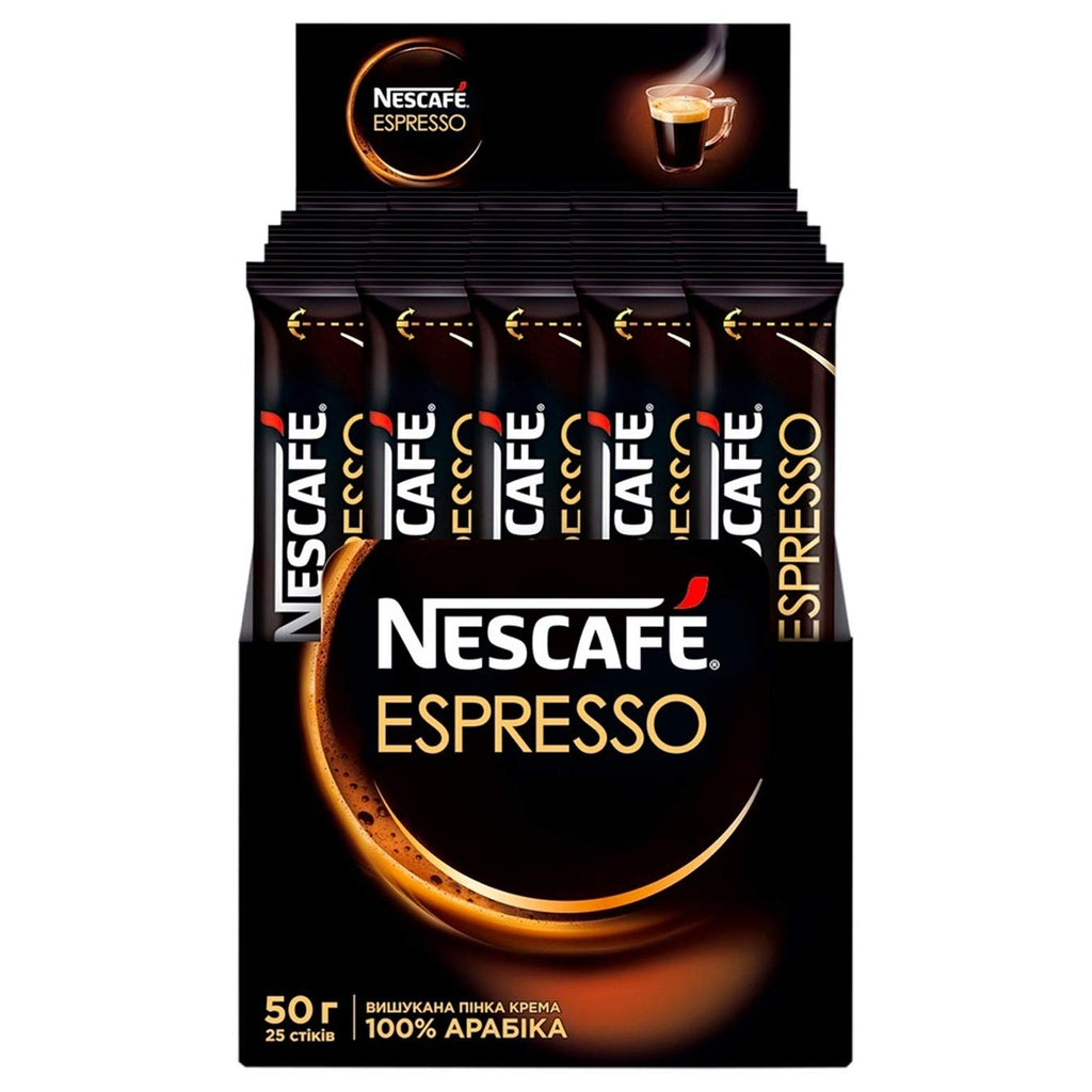 Instant Coffee Sticks 25 sticks 1.76oz Espresso F179389