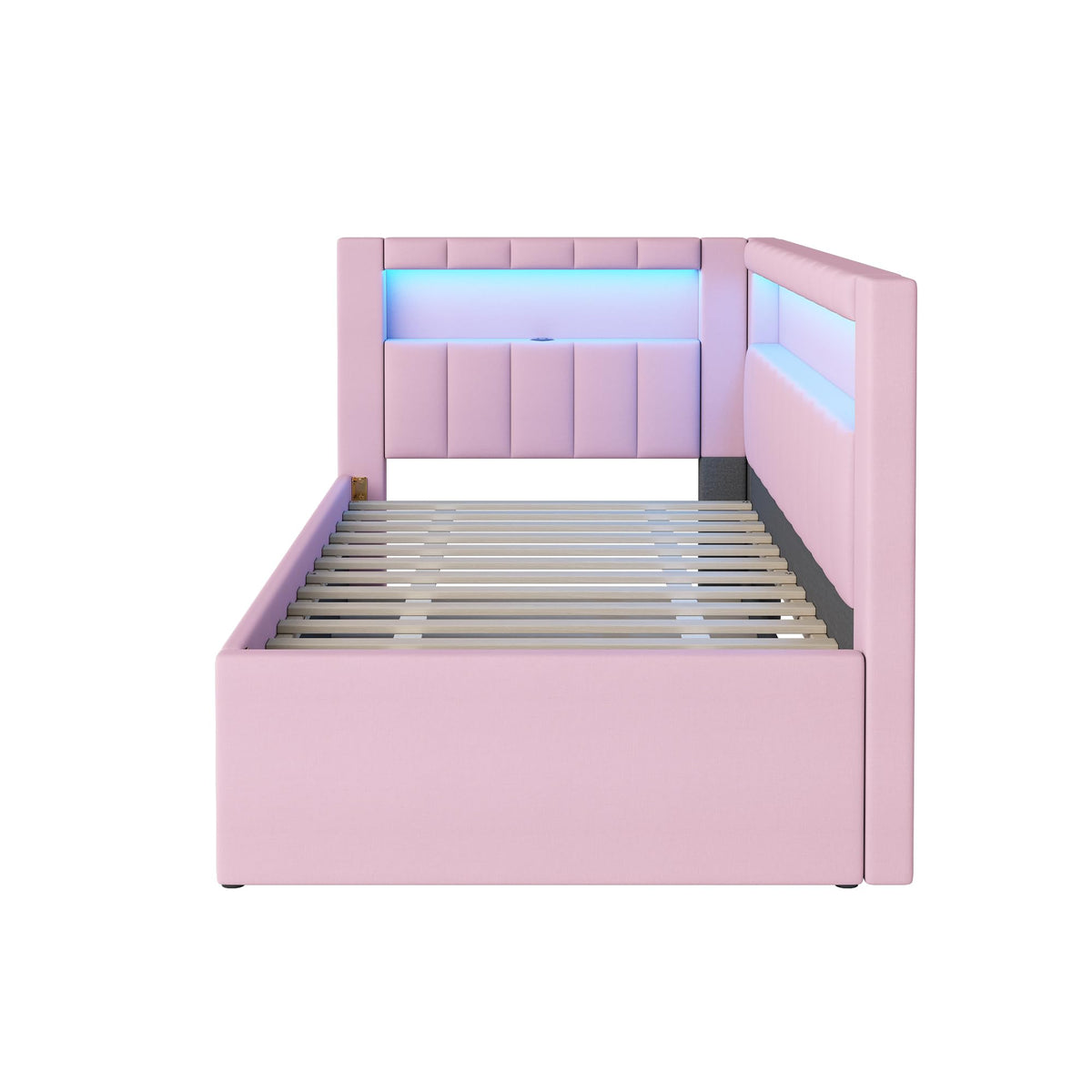 Pink Twin Size Daybed with Trundle E282509