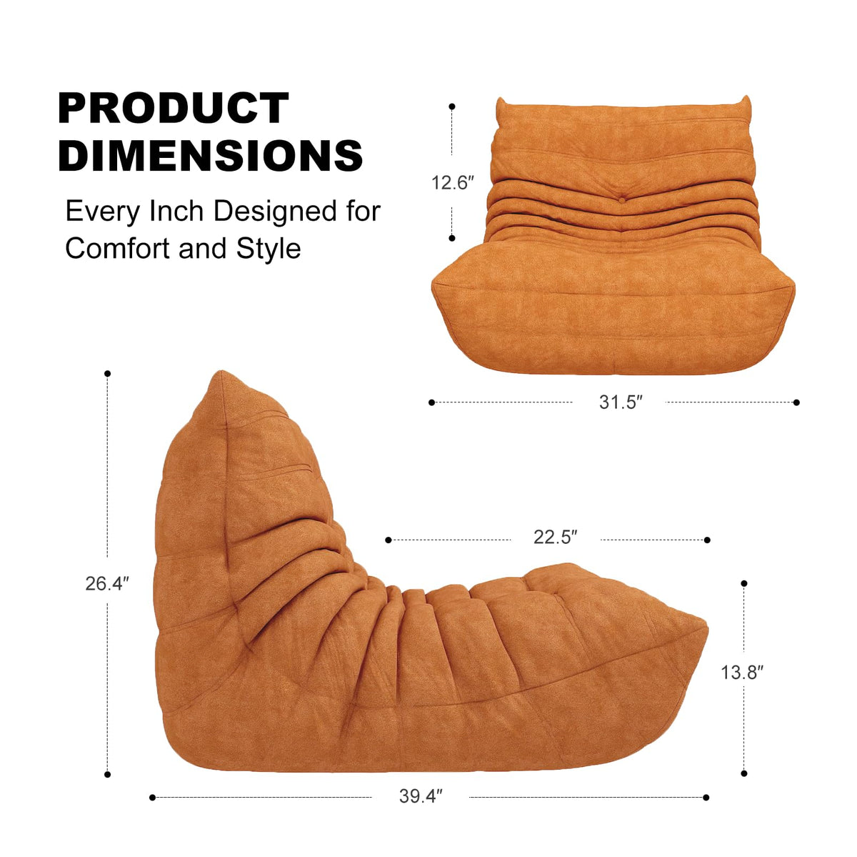 Memory Foam Bean Bag Sofa M11261