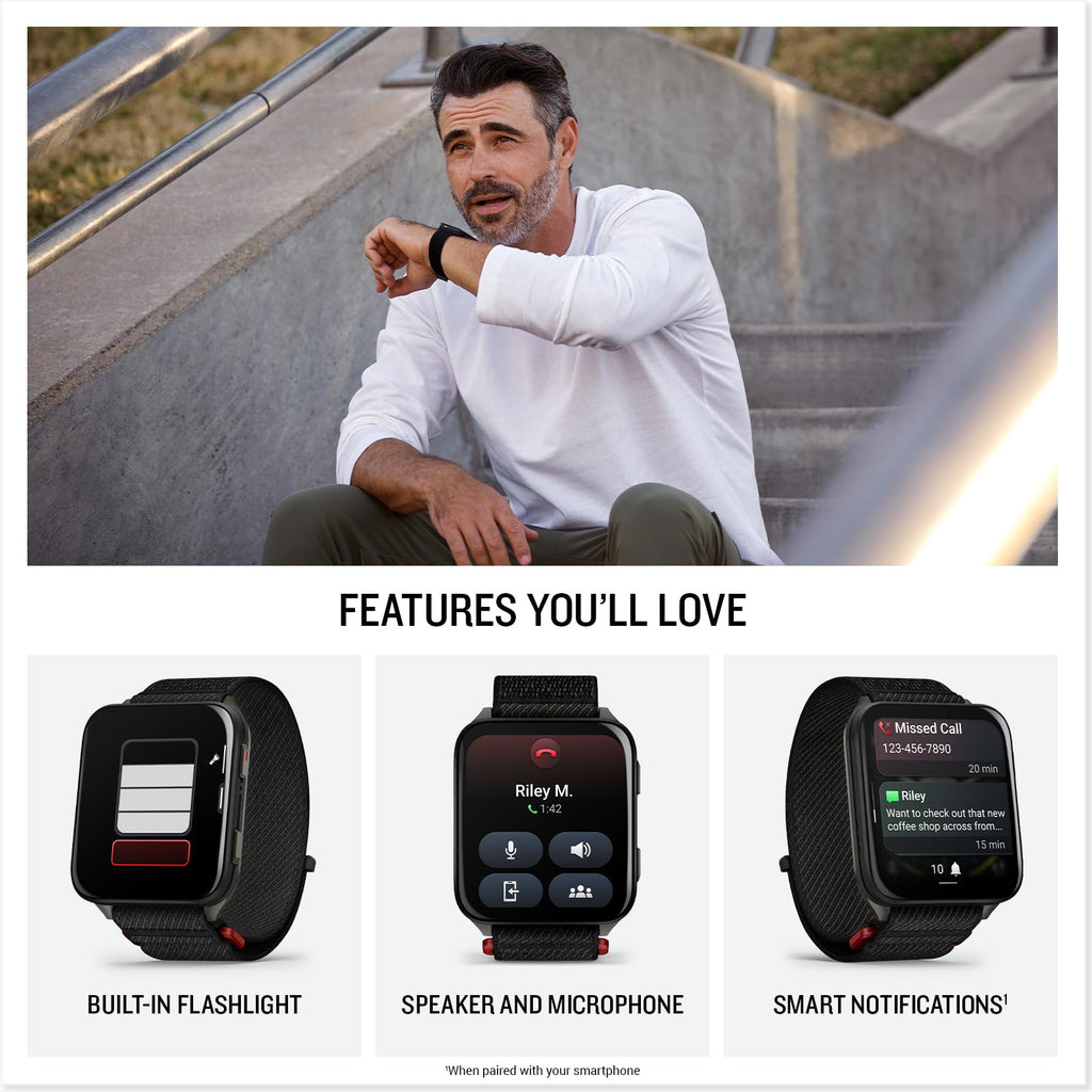 Black 51mm Smartwatch C8701