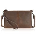 Genuine Leather Small Crossbody Bags Wristlet Wallet Purses C333