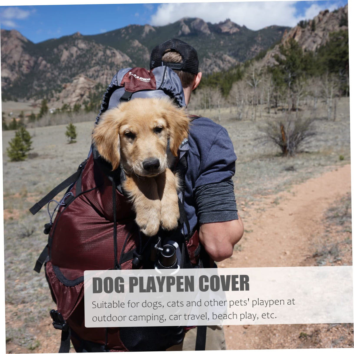 Waterproof Dog Pen Roof Cover 210D Oxford Cloth R486
