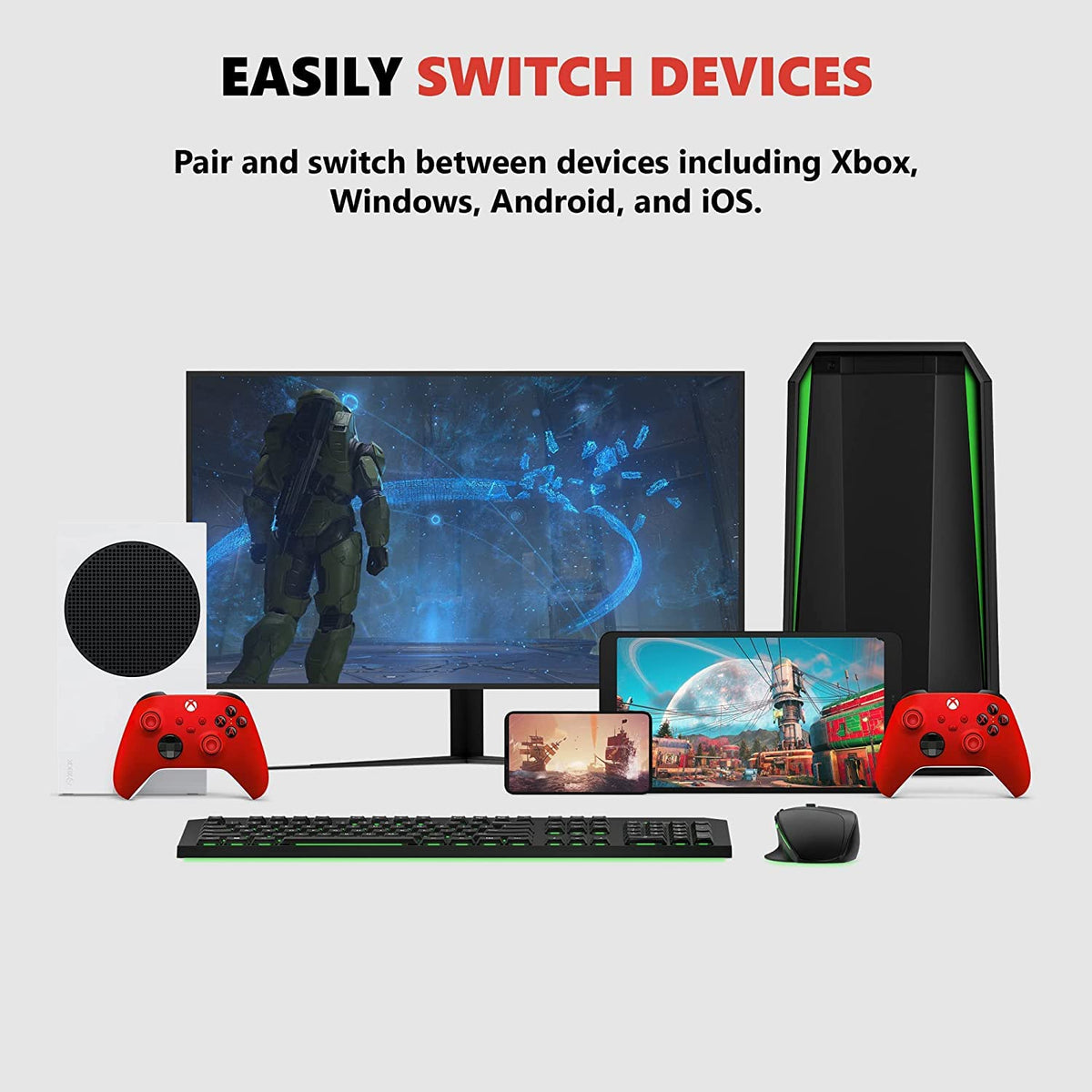 Wireless Gaming Controller Pulse Red I641436