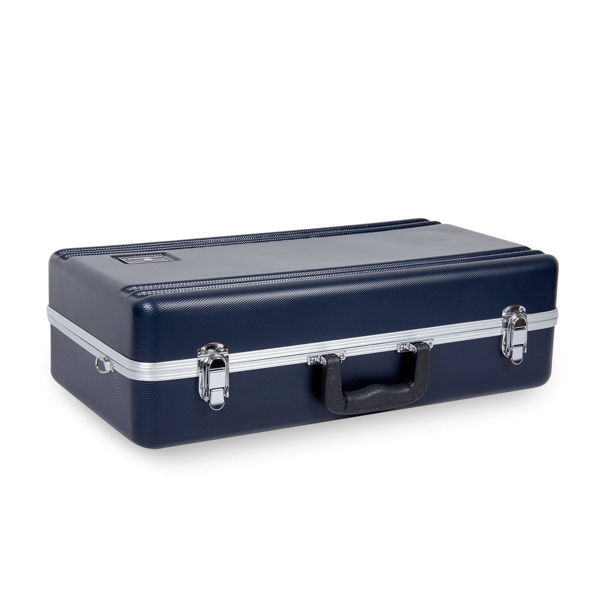 Textured Blue ABS Trumpet Case with Velvet Interior J1591