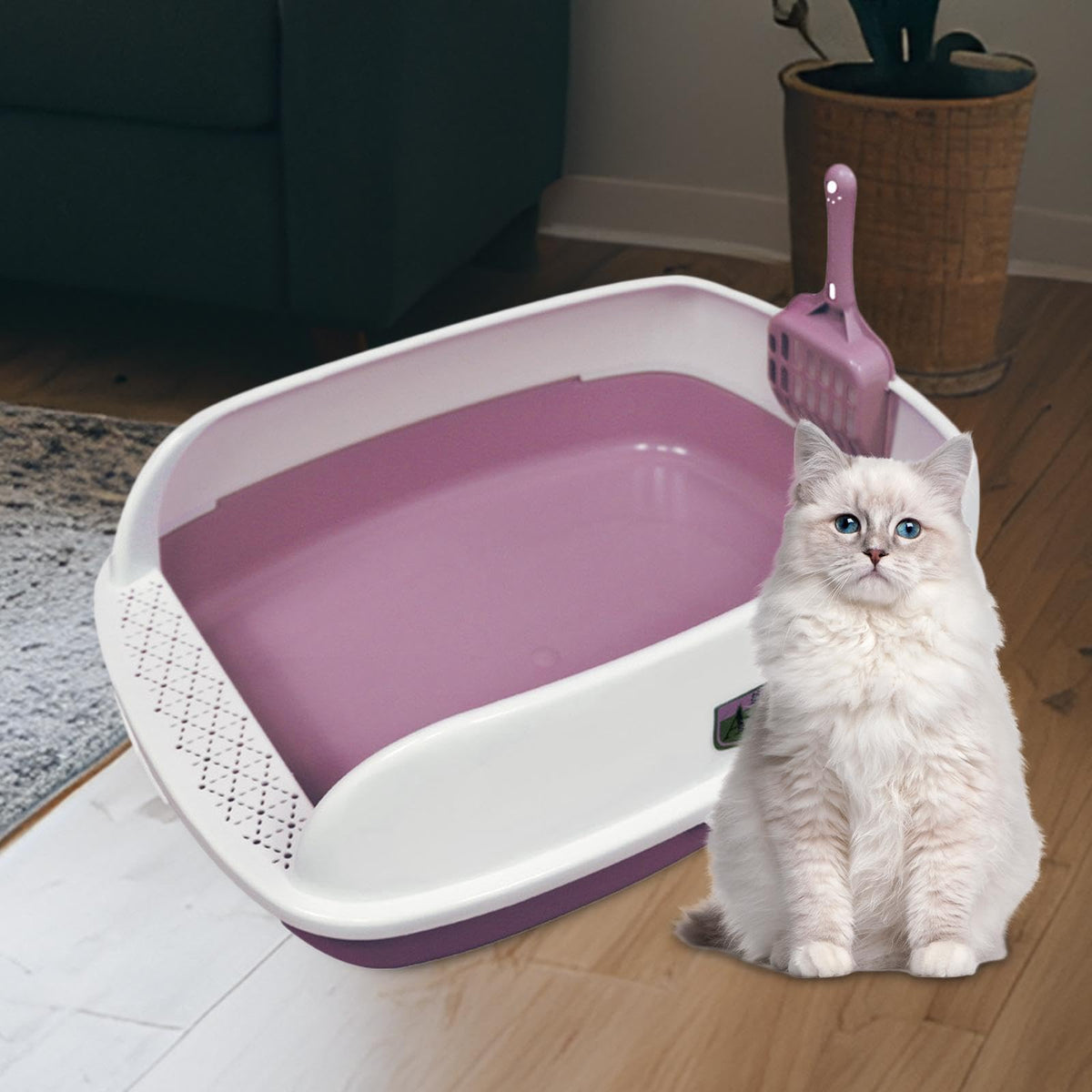 Pink Cat Litter Box F415