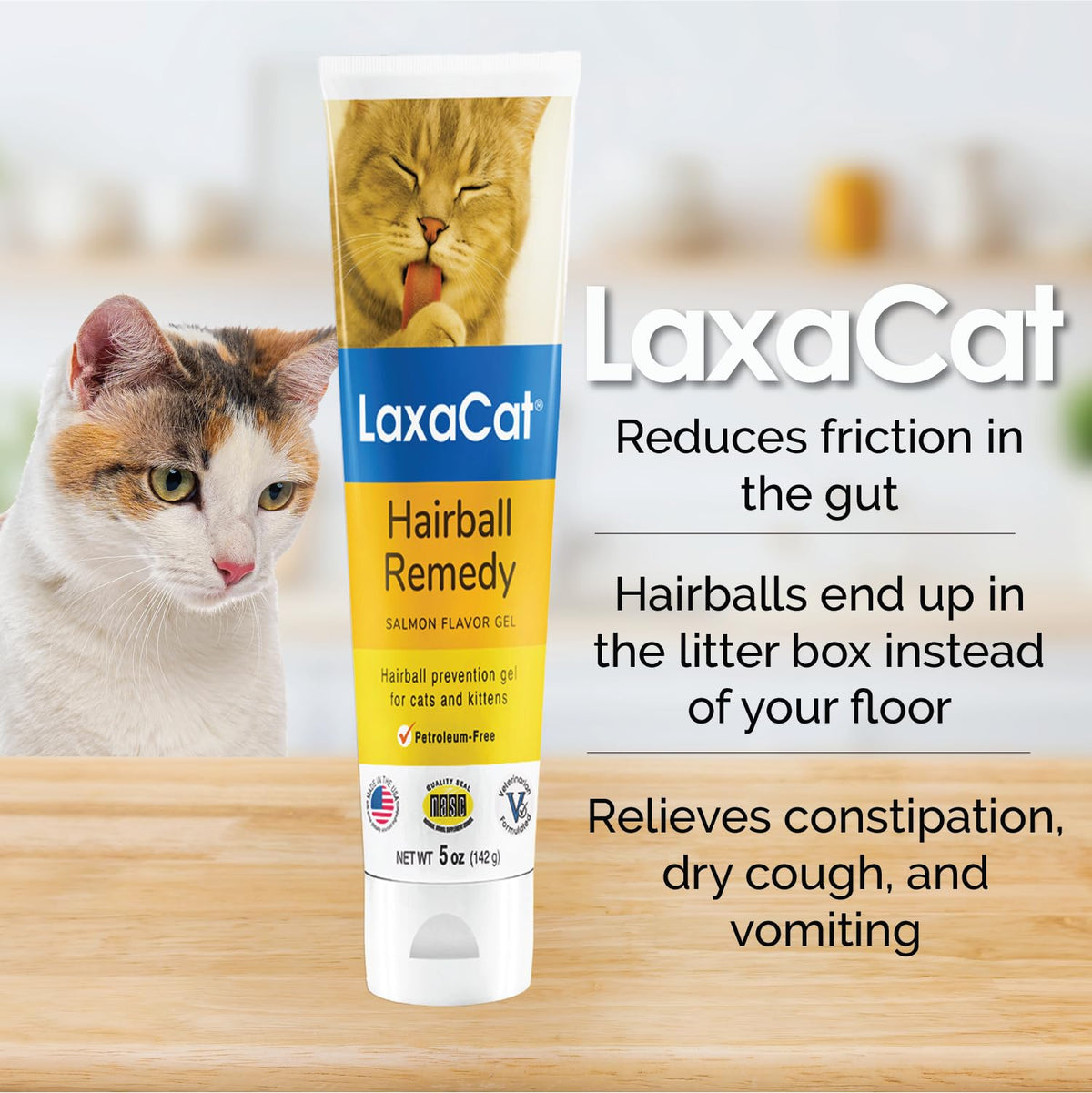 5 oz Petroleum Free Cat Hairball Gel L85480
