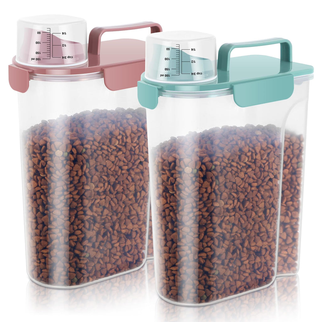 5Lbs/6Qt Airtight Pet Storage Container 2pack M62716