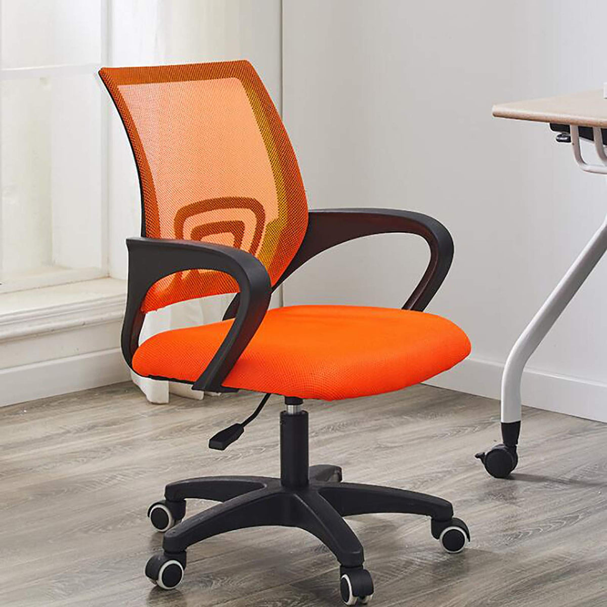 Orange Mesh Ergonomic Office Chair with Lumbar Support C4166
