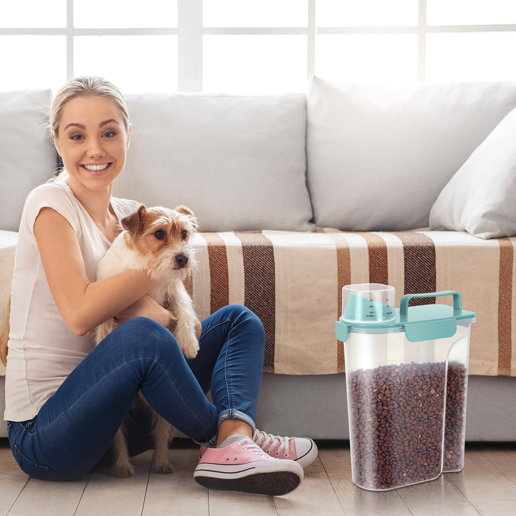 5Lbs/6Qt Airtight Pet Storage Container 2pack M62716