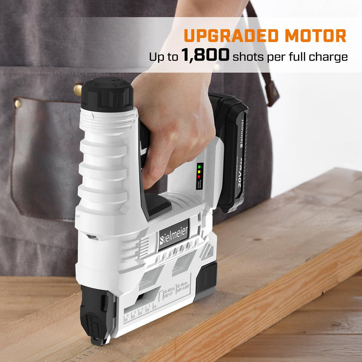 18 Gauge 2 In 1 Cordless Brad Nailer Stapler I854