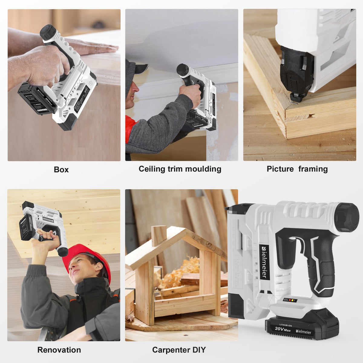 18 Gauge 2 In 1 Cordless Brad Nailer Stapler I854
