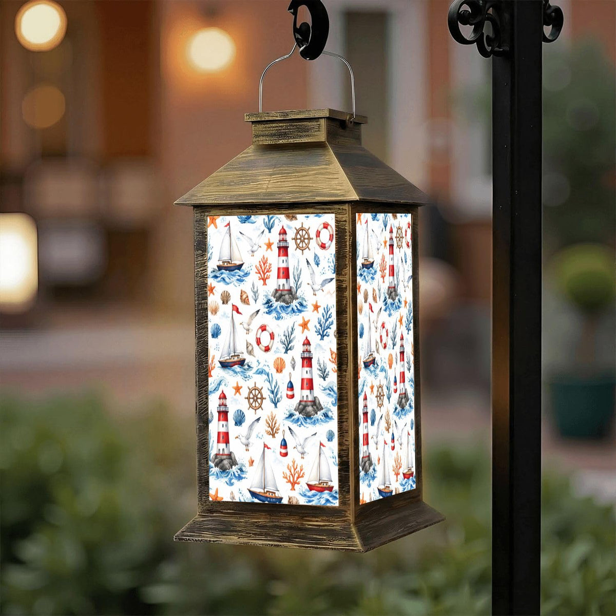 Waterproof LED Solar Lantern W54496
