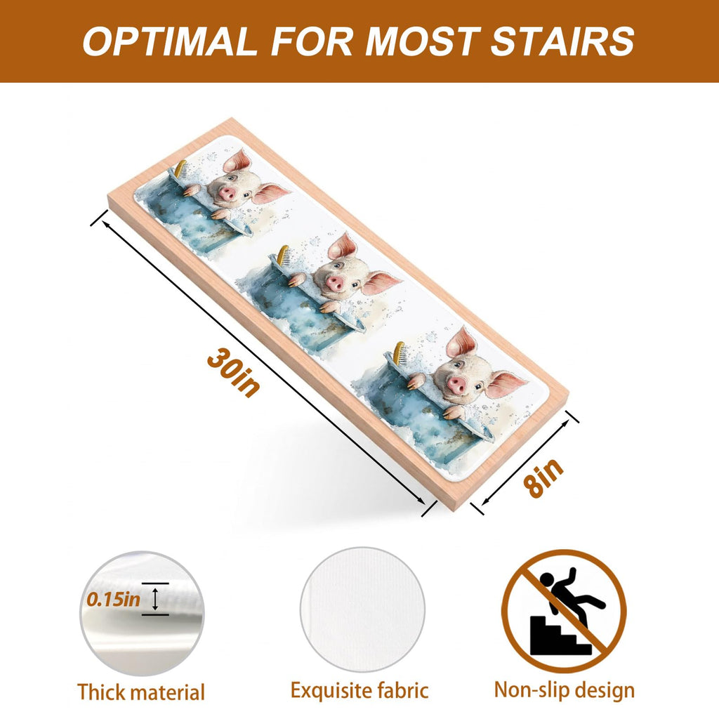 Non Slip Carpet Stair Treads 7 Pack 8"x30" E2995