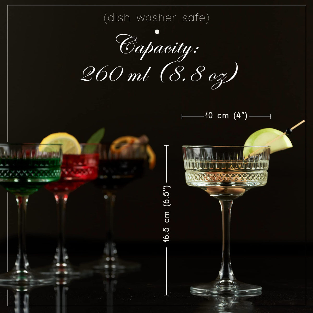 Coupe Glasses Set of 4 P5785