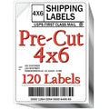 4x6 Shipping Labels for Inkjet and Laser Printers 120 Pack N1452