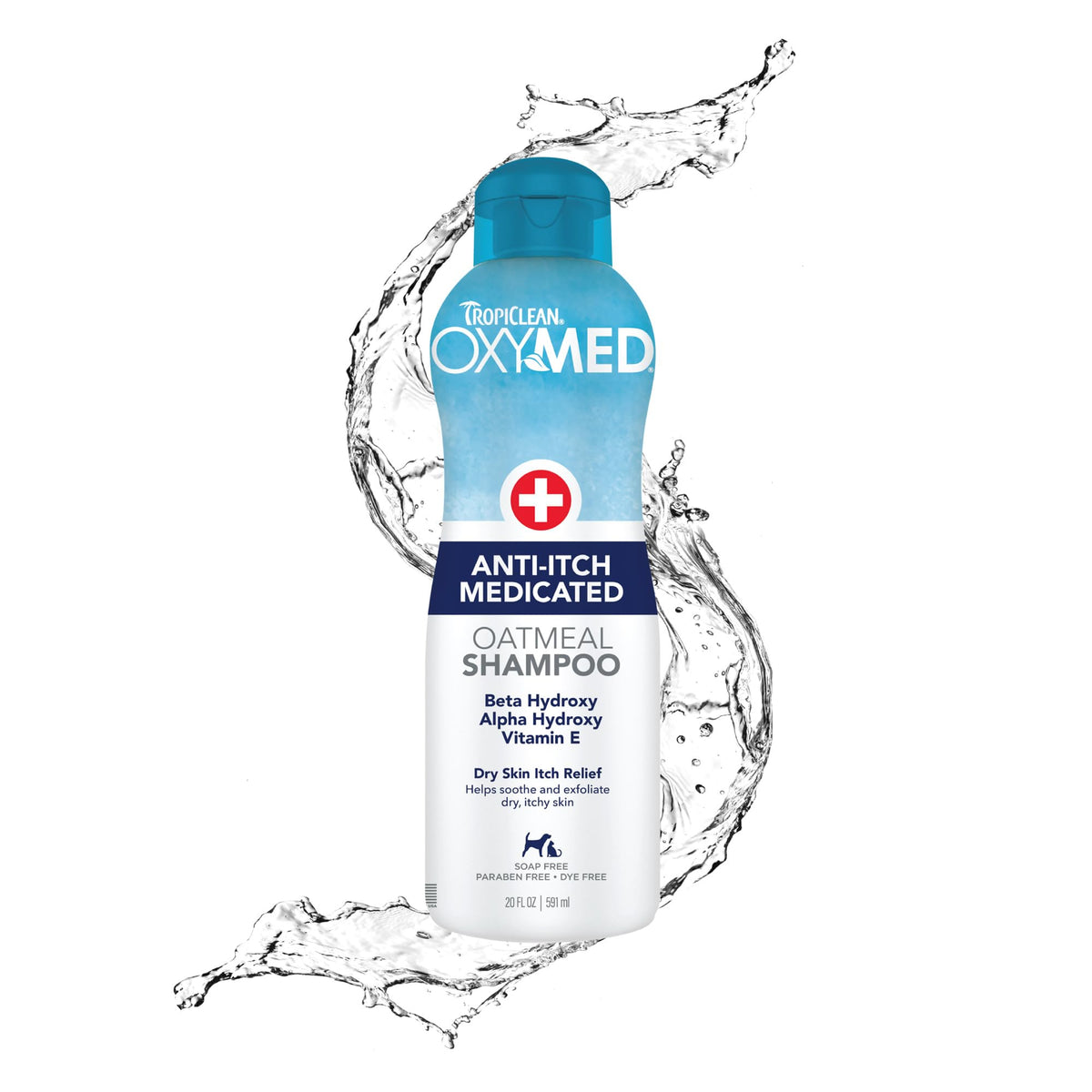 Medicated Dog Shampoo Oatmeal Formula 20oz A7156