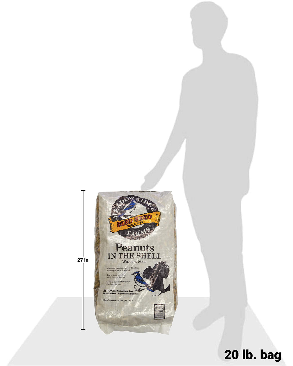 Peanuts in the Shell Wildlife Food 20-Pound Bag X900