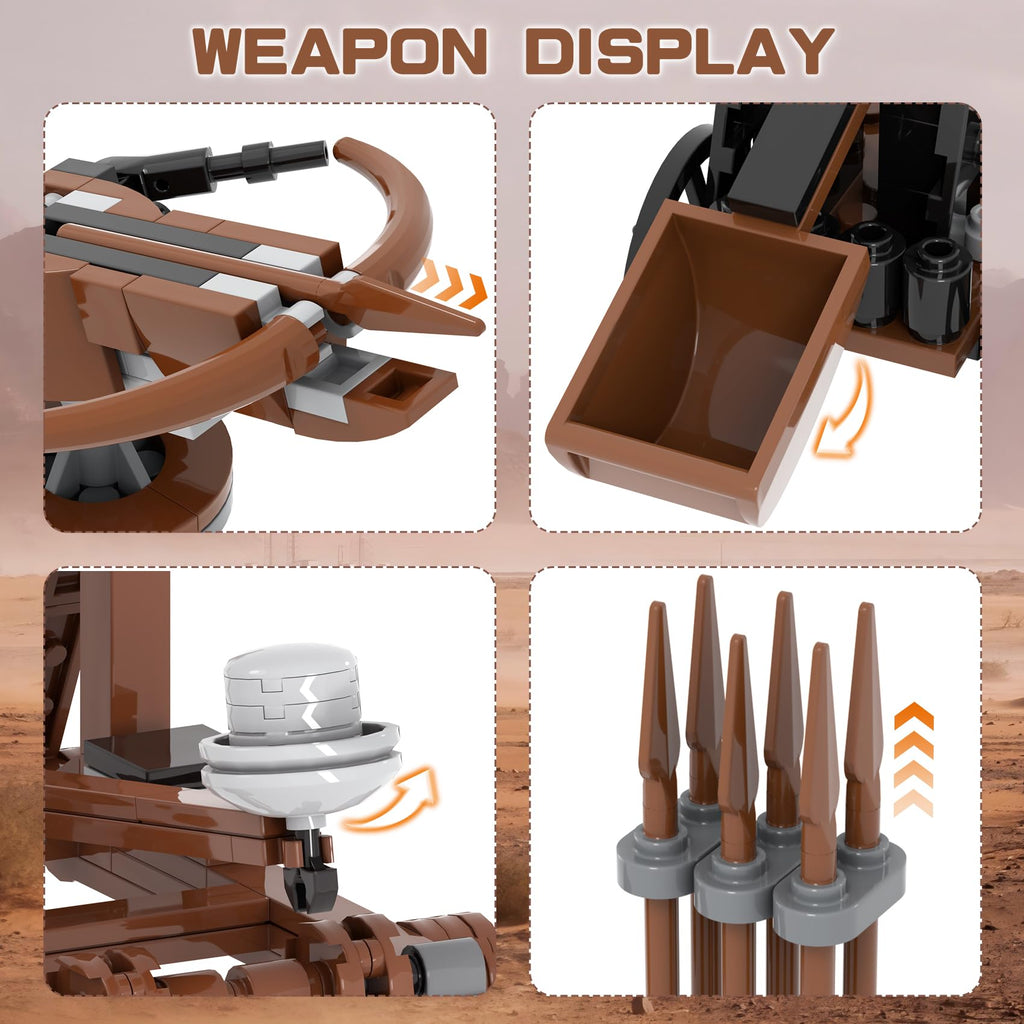 564 Pcs Medieval Weapons Building Block Set C273601