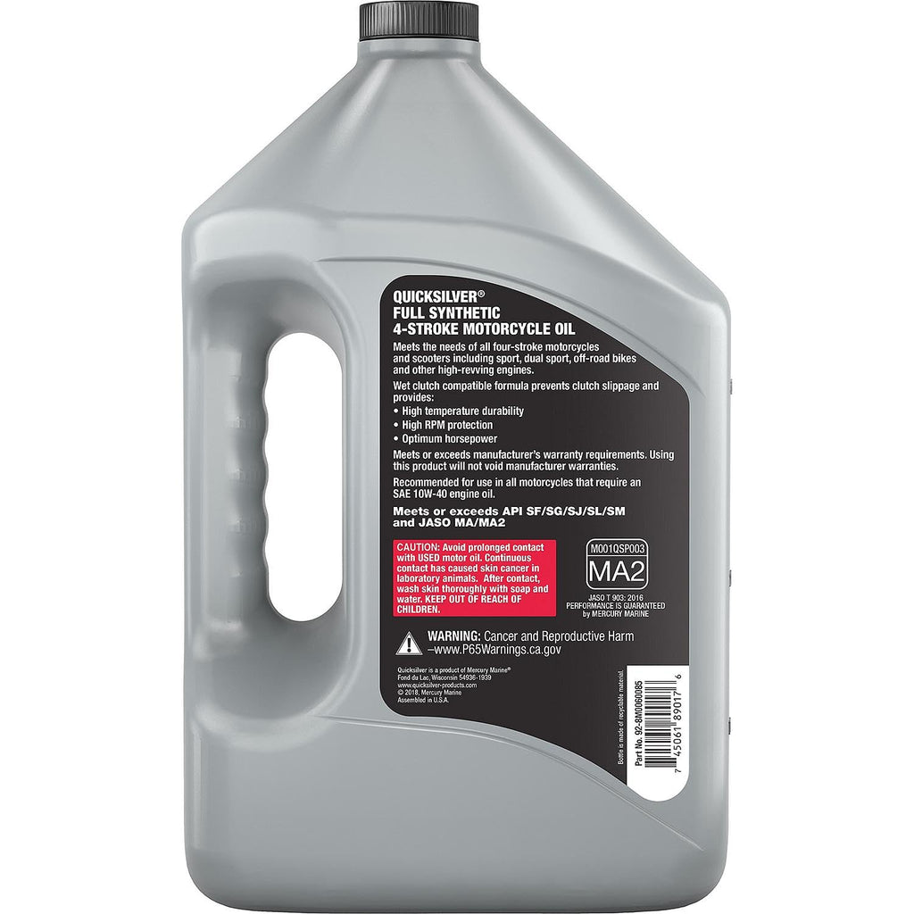 10W-40 Full Synthetic 4-Stroke Motorcycle Oil S7208