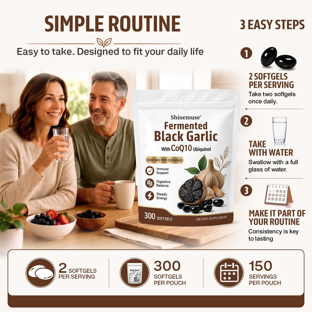 Black Garlic Extract 300 Softgels M426