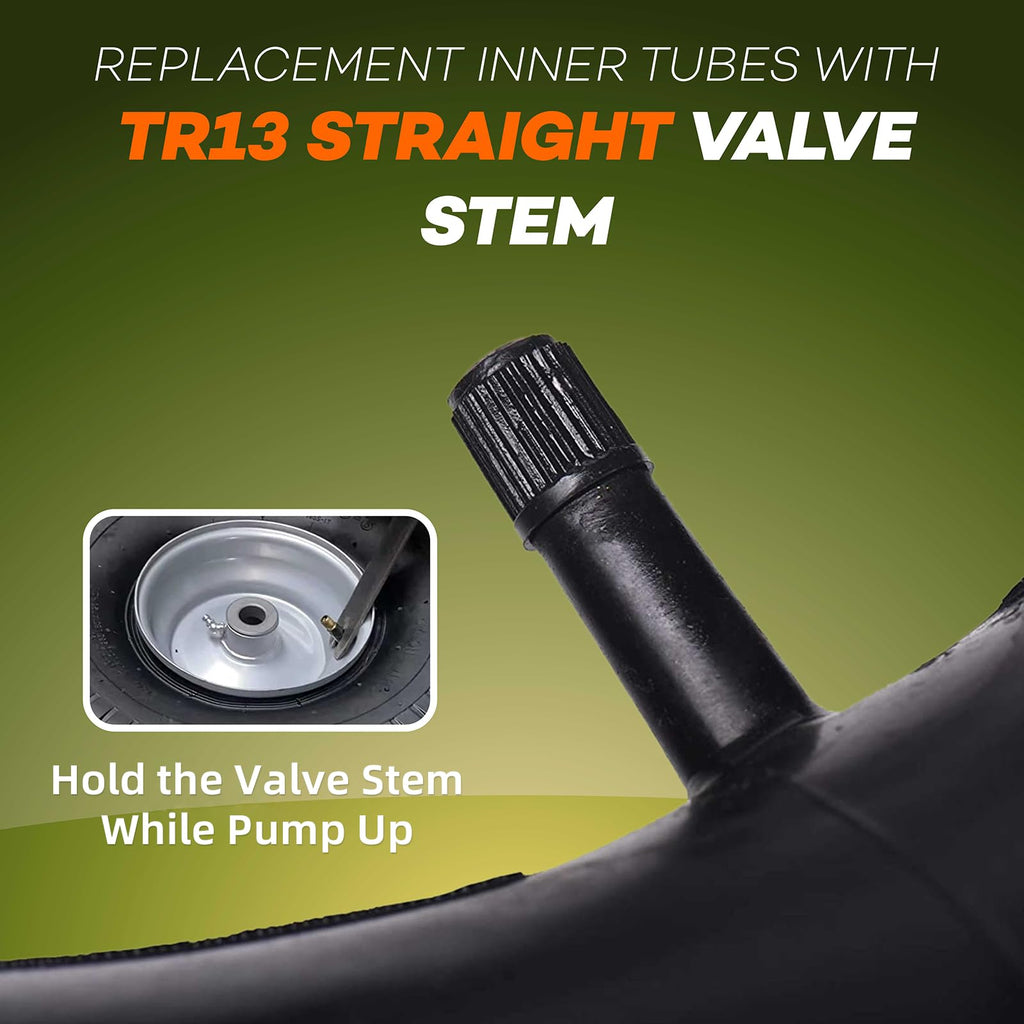 4.80/4.00-8" Inner Tube with TR-13 Straight Valve Stem (4-Pack) D458