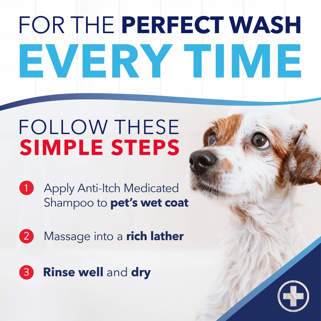 Medicated Dog Shampoo Oatmeal Formula 20oz A7156